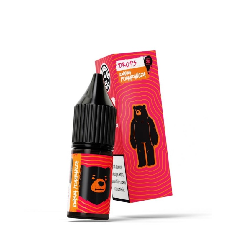 Liquid Go Bears Drops 10ml - Sour Orange 20mg | Doctorvape