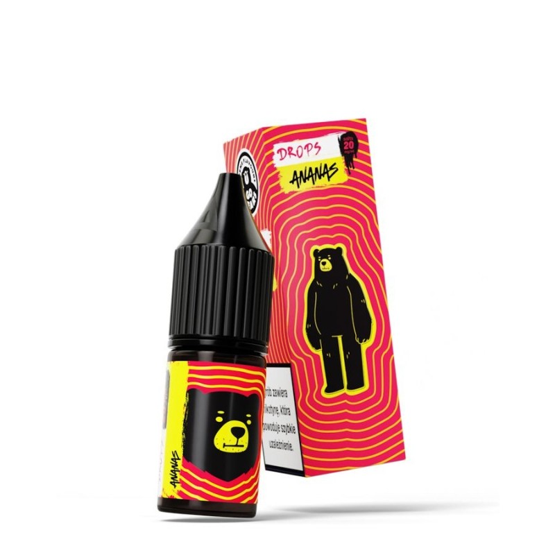 Liquid Go Bears Drops Salt 10ml - Pineapple 20mg | Doctorvape