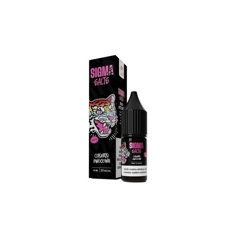 Liquid Sigma Salts 10ml - Cukierki Owocowe 20mg | Doctorvape
