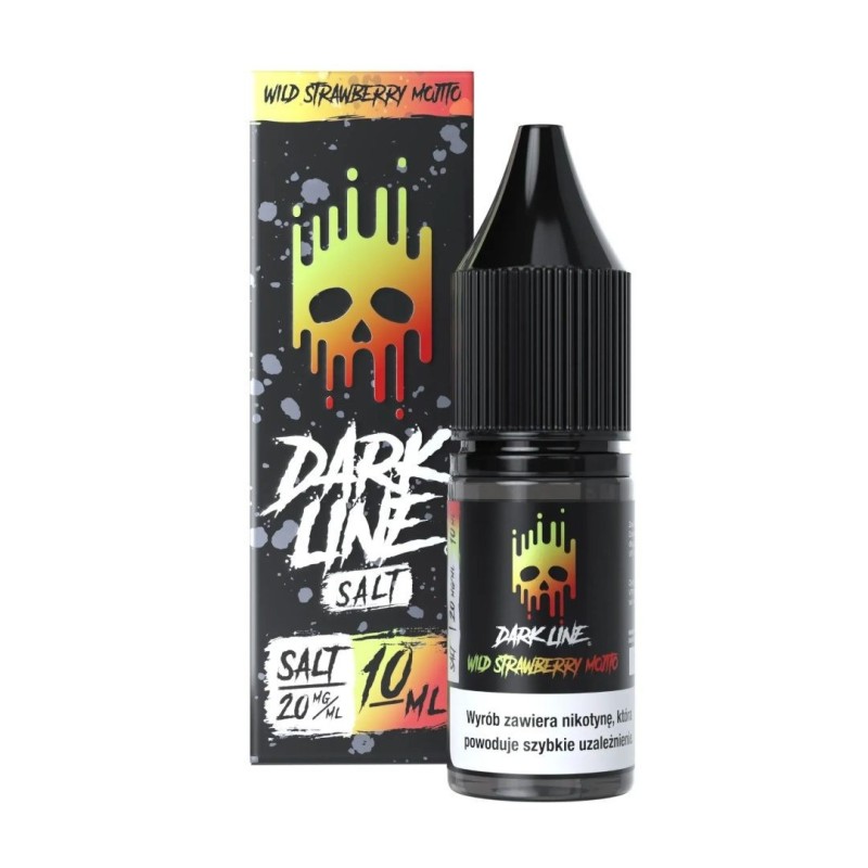 Liquid Dark Line Salt 10ml - Wild Strawberry Mojito 20mg | Doctorvape