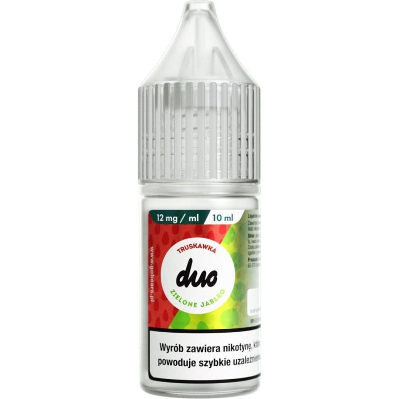 Liquid Duo Nicotine 10ml - Strawberry Green Apple 12mg | Doctorvape