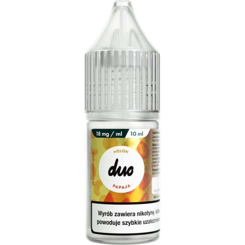 Liquid Duo Nicotine 10ml - Melon Papaya 18mg | Doctorvape