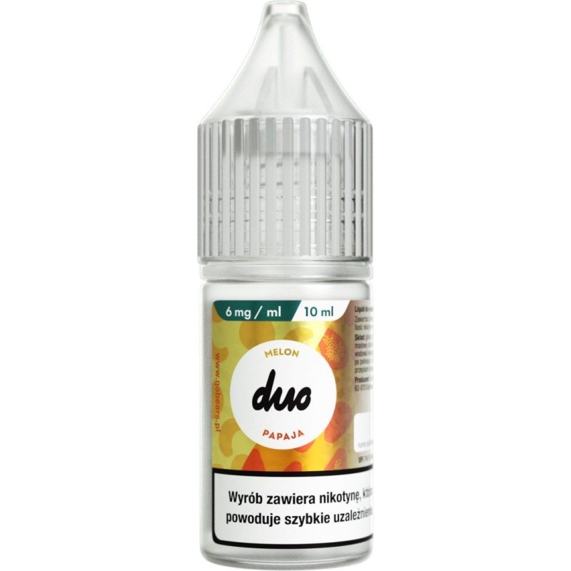 Liquid Duo Nicotine 10ml - Melon Papaya 6mg | Doctorvape