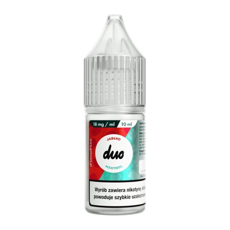 Liquid Duo Nicotine 10ml - Jabłko Menthol 6mg | Doctorvape
