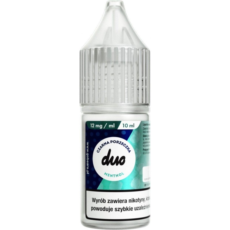 Liquid Duo Nicotine 10ml - Cassis Menthe 12mg | Doctorvape
