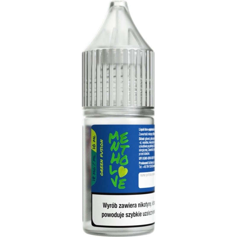 Liquid Mentholove Nicotine - Green Fusion 18 mg | Doctorvape