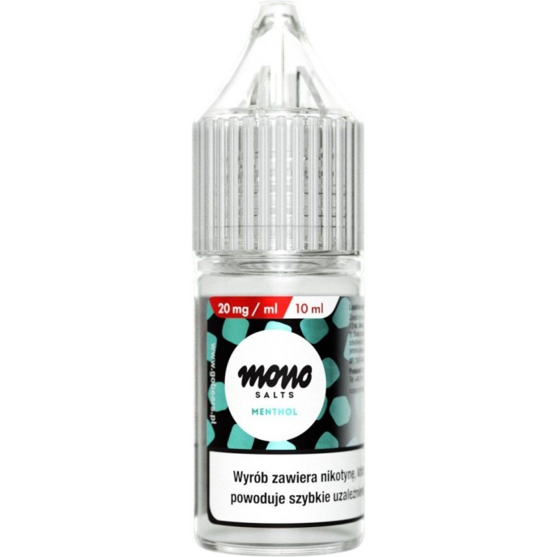 Liquid MONO Salts - Menthol 20 mg | Doctorvape
