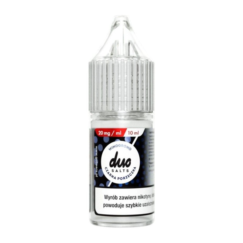 Liquid Duo SALTS 10ml - Winogrono Czarna Porzeczka 20mg | Doctorvape
