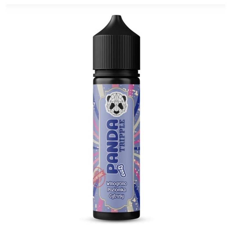 Longfill Panda Tripple 10/60ml - Winogrono Poziomka Cytrusy | Doctorvape