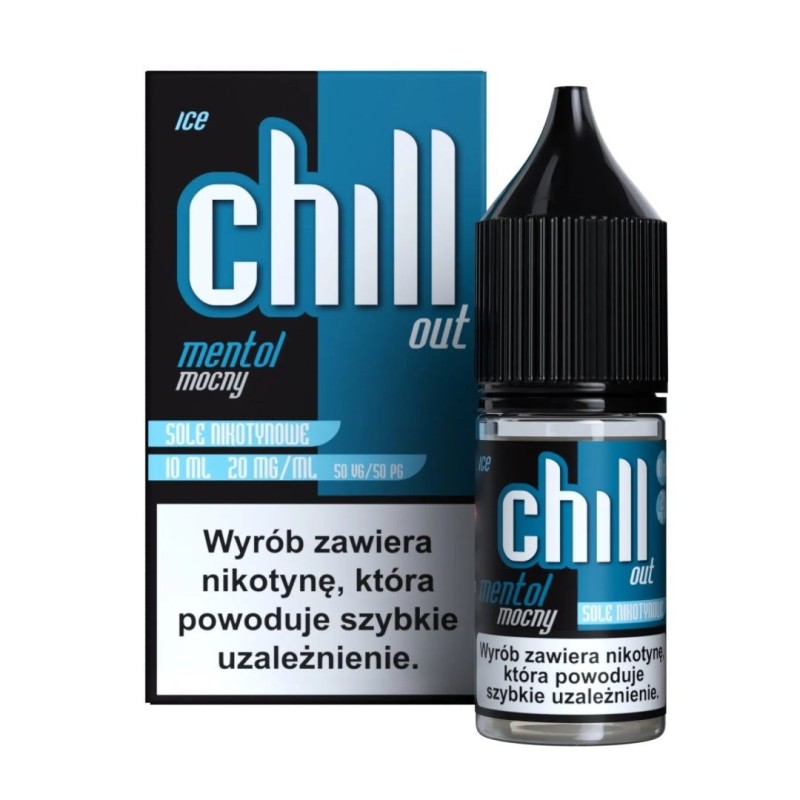 Liquid Chill Out Salt 10ml - Menthe Forte Glacée 20mg | Doctorvape