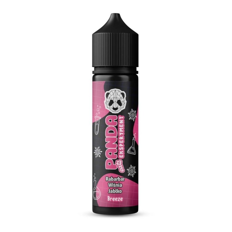 Longfill Panda Eksperyment 10/60ml - Rabarbar Wiśnia Jabłko