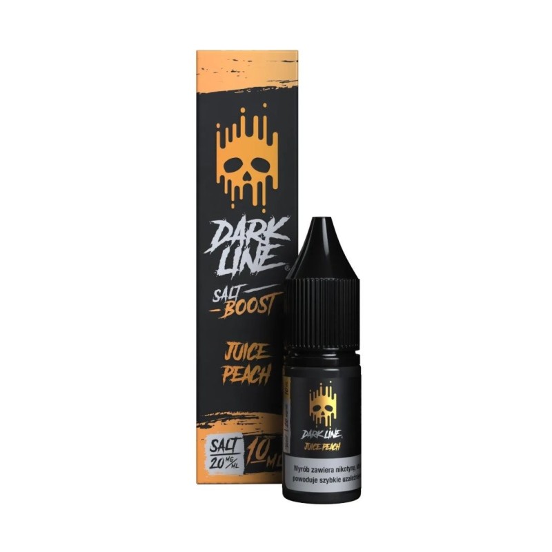 Liquid Dark Line Boost Salt 10ML - Peach Juice 20MG | Doctorvape