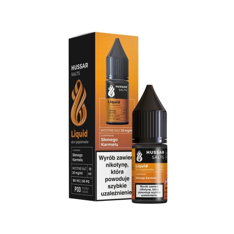 Liquid Hussar Salts 10ml - Caramel salé 20mg | Doctorvape