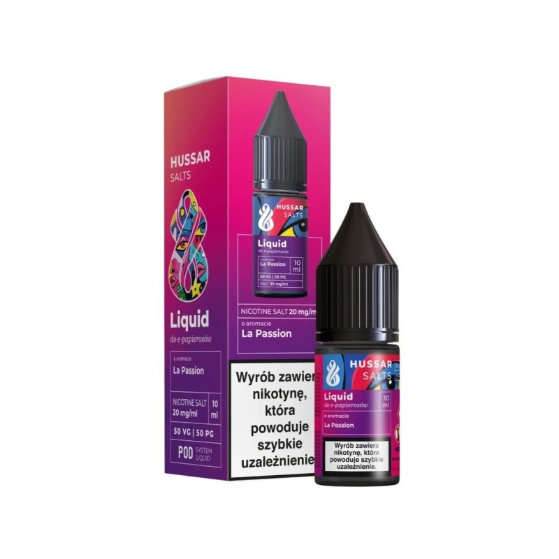 Liquid Hussar Salts 10ml - La passion 20mg | Doctorvape