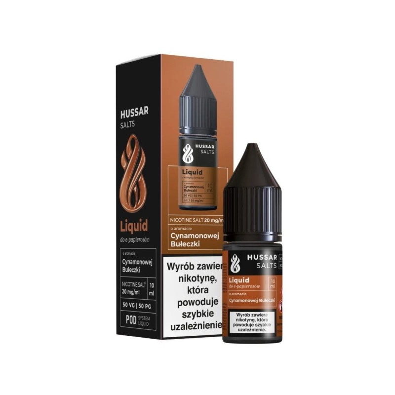 Liquid Hussar Salts 10ml - Cinnamon Rolls 20mg | Doctorvape