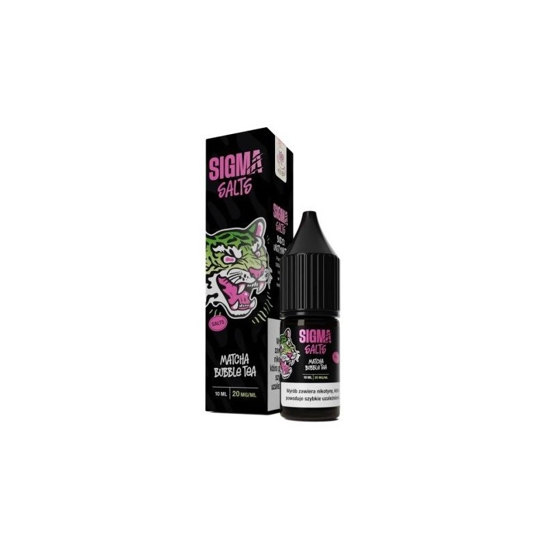 Liquid Sigma Salts 10ml - Matcha Bubble Tea 20mg | Doctorvape