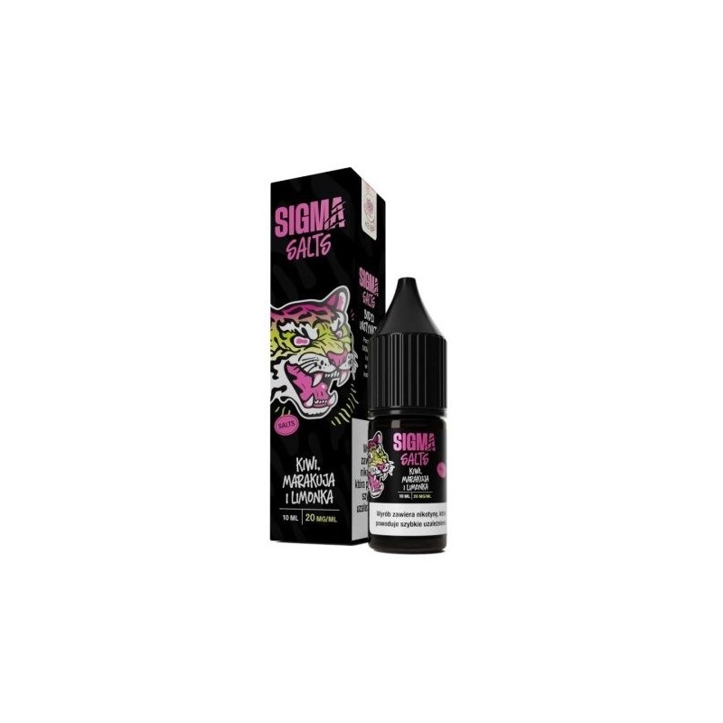 Liquid Sigma Salts 10ml - Kiwi Marakuja Limonka 20mg | Doctorvape