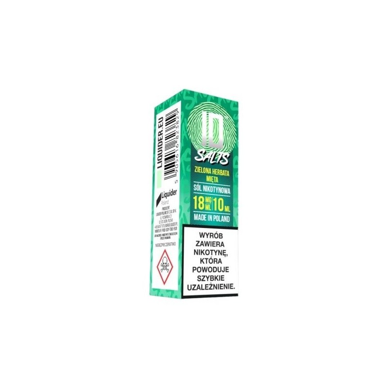 Liquid ID Salt 10ml 18mg Zielona Herbata Mięta | Doctorvape