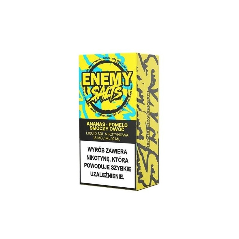 Liquid Enemy Salts - Dragon Fruit Pineapple Pomelo 18mg | Doctorvape