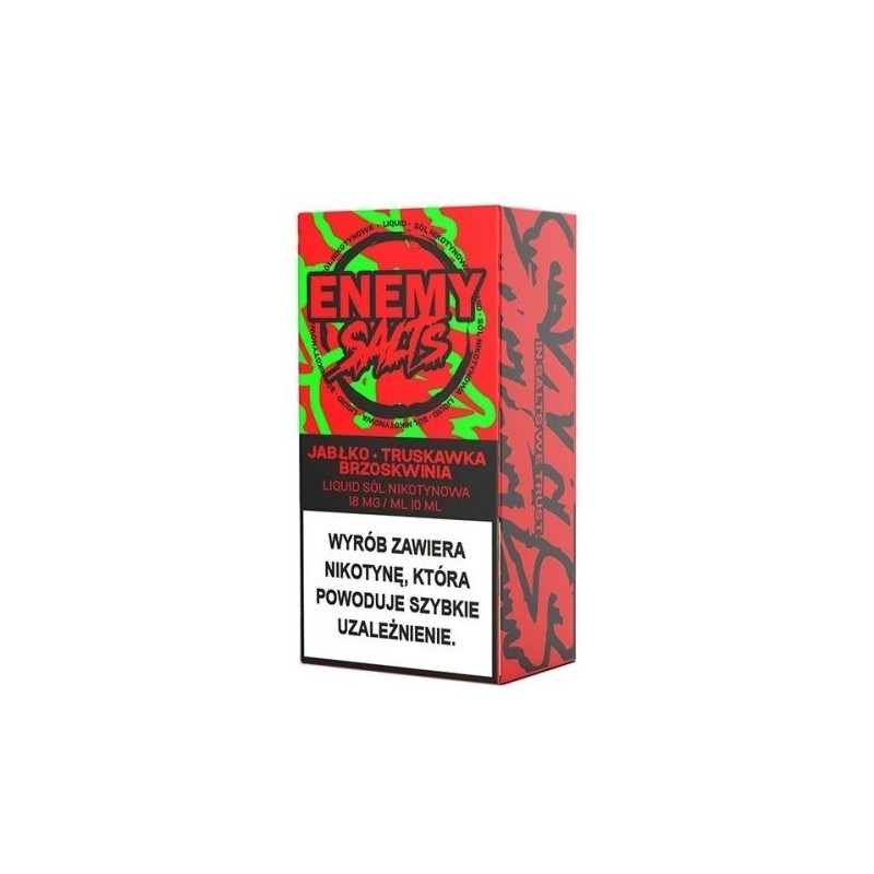 Liquid Enemy Salts - Apple Strawberry Peach 18mg | Doctorvape