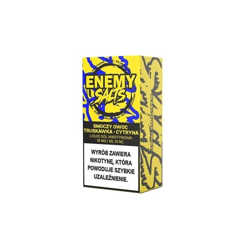 Liquid Enemy Salts - Fruit du Dragon Fraise Citron 18mg | Doctorvape