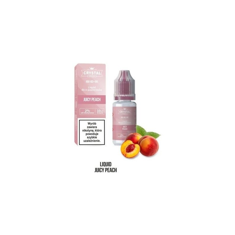 Sel de Cristal Liquide - Pêche Juteuse 20 mg 10 ml | Doctorvape