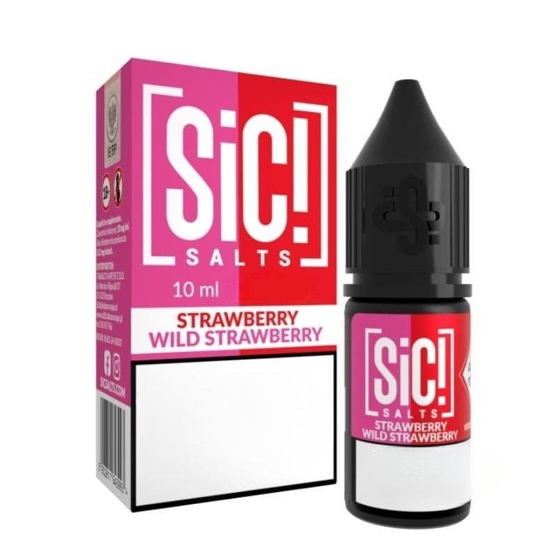 Liquid Sic Salts 10ml - Fraise Sauvage 20mg | Doctorvape
