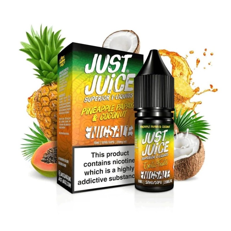 Liquid Just Juice Salt 10ml - Ananas Papaye Coco 20mg | DoctorVape