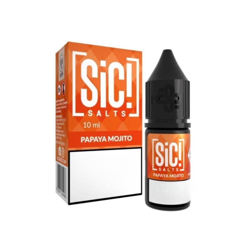 Liquid Sic Salts 10ml - Papaya Mojito 20mg Nicotine Salt E-Liquid | Doctorvape
