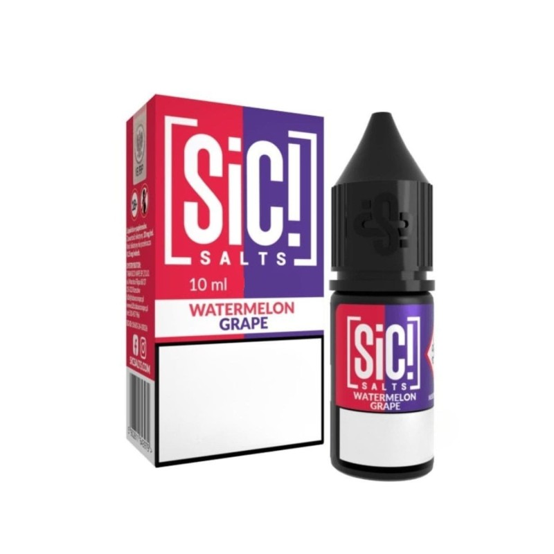Liquid Sic Salts 10ml - Watermelon Grape 20mg | Doctorvape