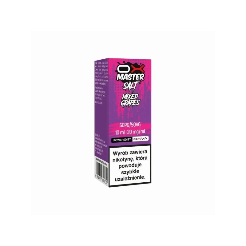 OXVA OX Master Salt Liquid - Mixed Grapes 20mg | Doctorvape