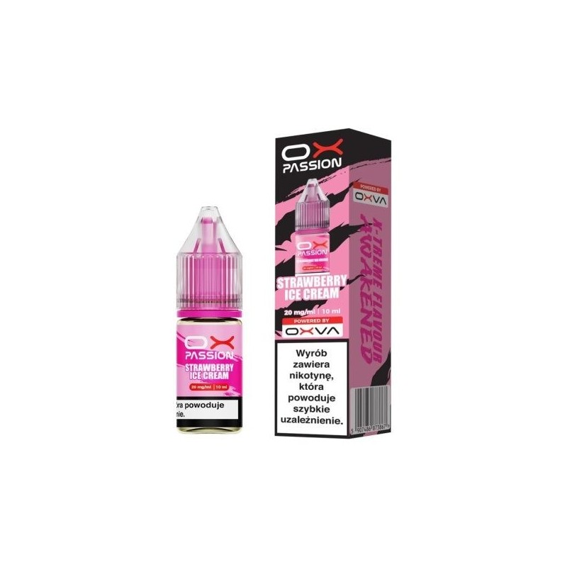 Liquid OXVA OX Passion Salt - Glace à la Fraise 20mg | DoctorVape