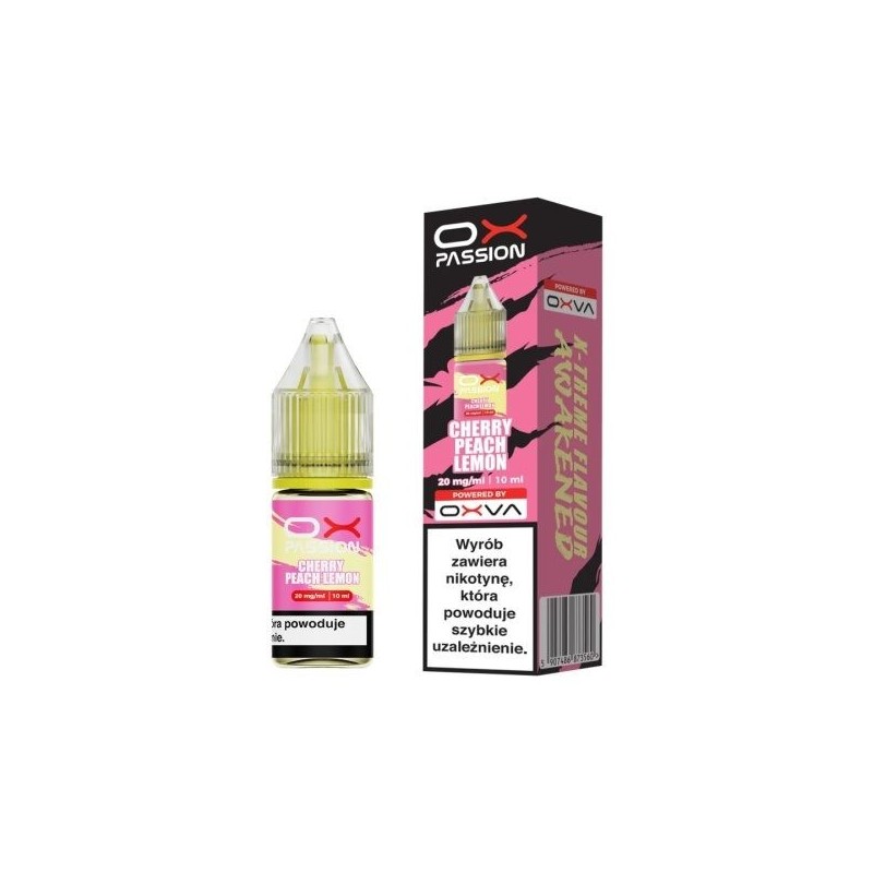 Liquid OXVA OX Passion Salt - Cerise Pêche Citron 20mg | DoctorVape