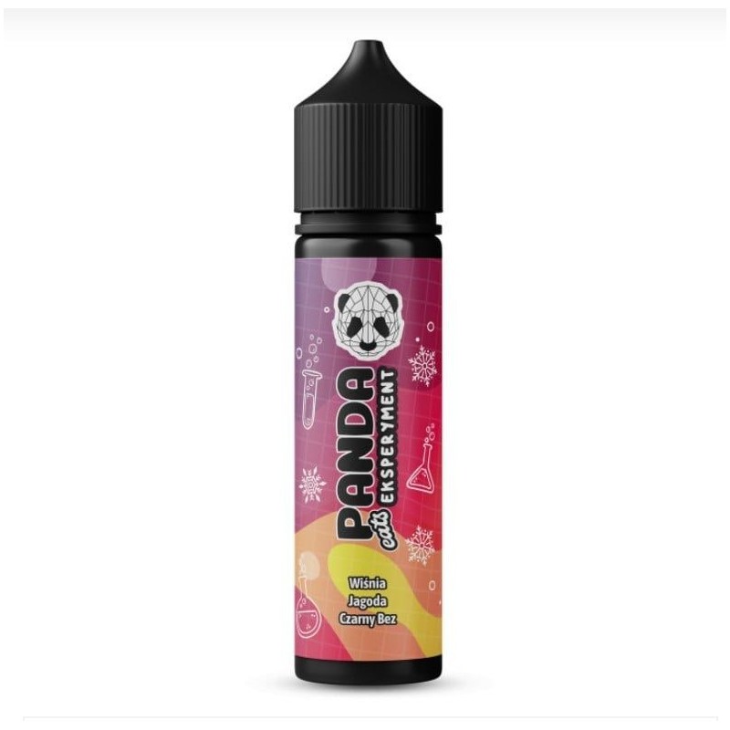 Longfill Panda Eksperyment Tripple 10/60ml - Wiśnia Jagoda Czarny Bez