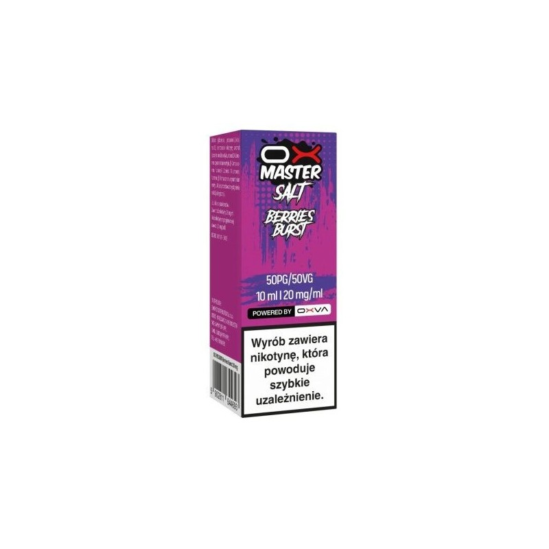 Liquid OXVA OX Master Salt - Burst de Baies 20mg | DoctorVape