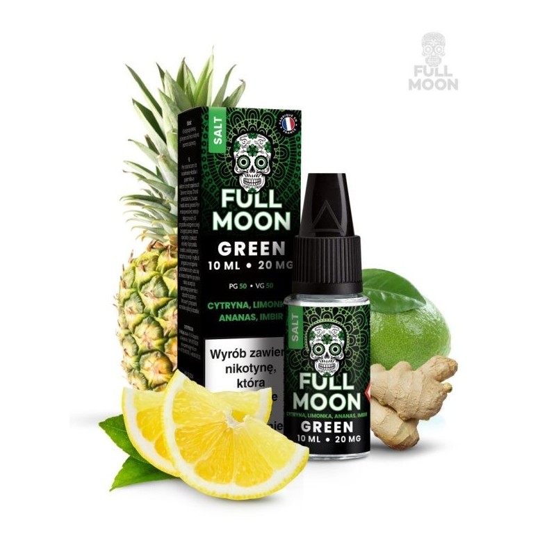 Liquid Full Moon Salt - GREEN - 20 mg 10 ml | Doctorvape