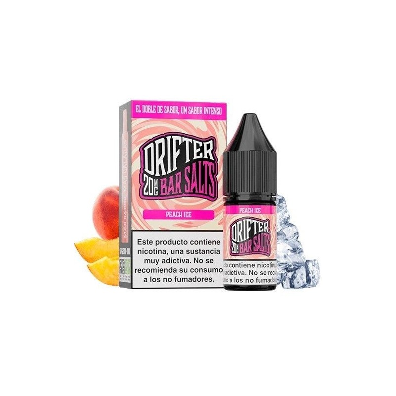 Liquid Drifter Bar Salts 10ml 20mg Pêche Glacée | DoctorVape