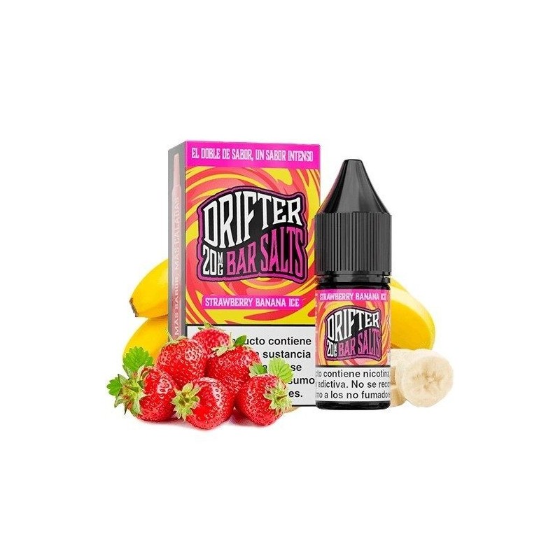 Liquid Drifter Bar Salts 10ml 20mg Strawberry Banana