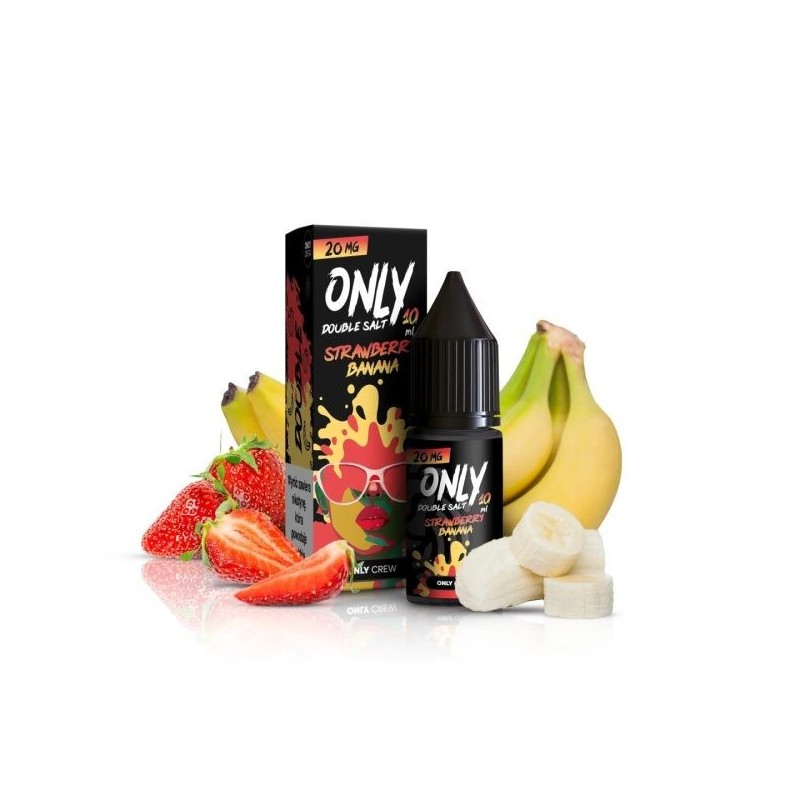 Liquid Only Double Salt 10ml - Fraise Banane 20mg | DoctorVape