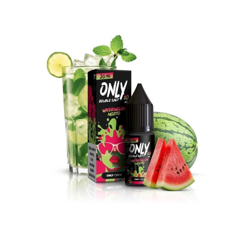 Liquid Only Double Salt 10ml - Watermelon Mojito 20mg