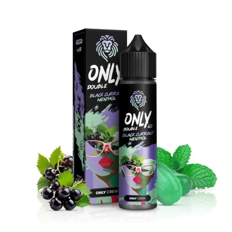 Longfill Only Double 6/60ml - Black Currant Menthol