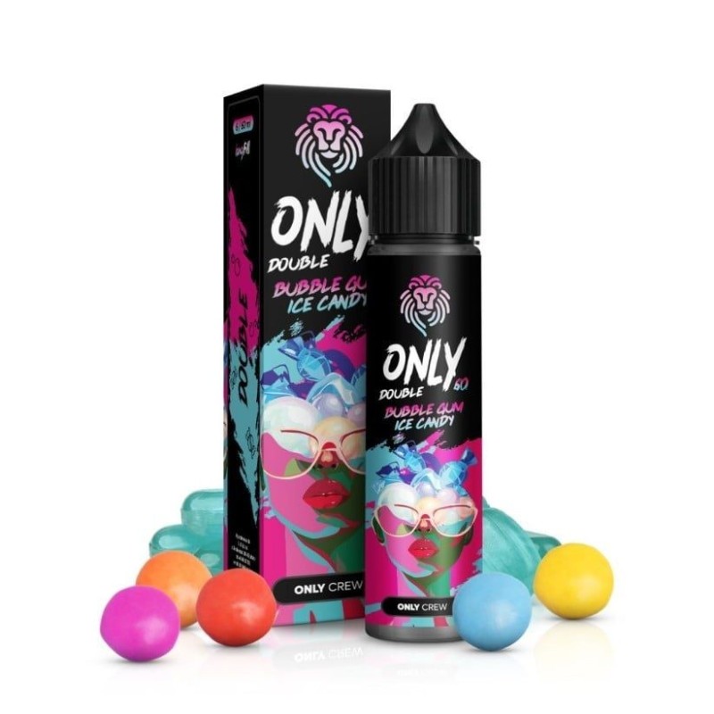Longfill Only Double 6/60ml - Bubble-gum Glace Candy | DoctorVape