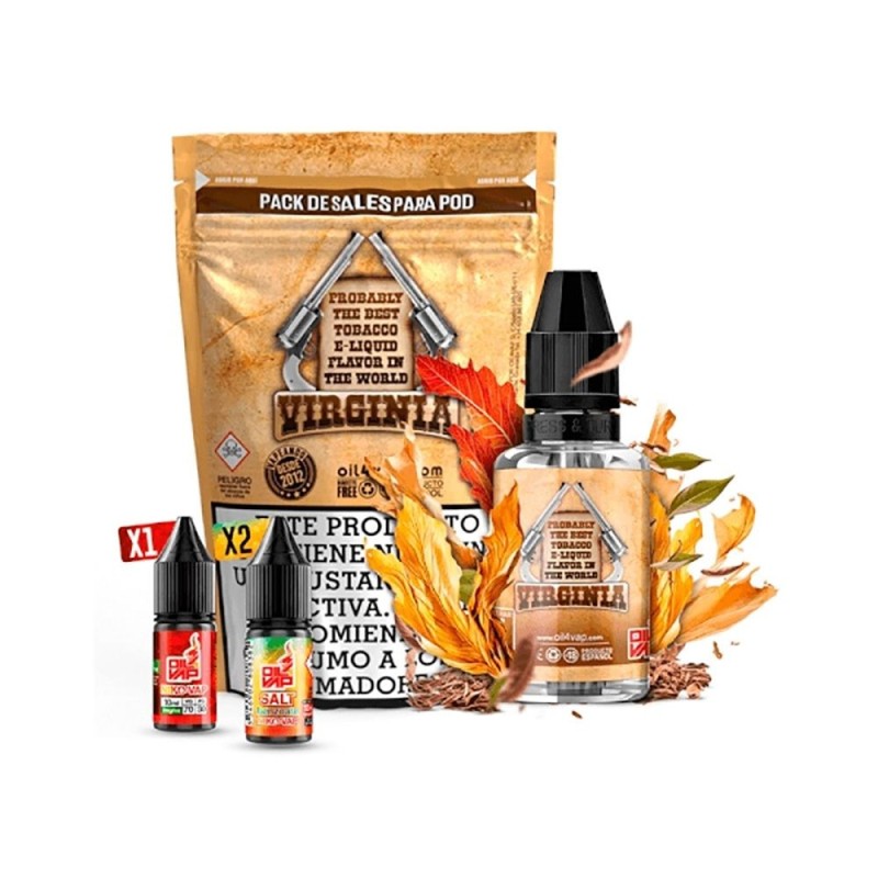 Longfill Oil4vap (Pack) 8/30ml Virginia | DoctorVape