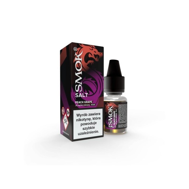 Liquid Smok Salt 10ml - Pêche Raisin 20mg | Doctorvape