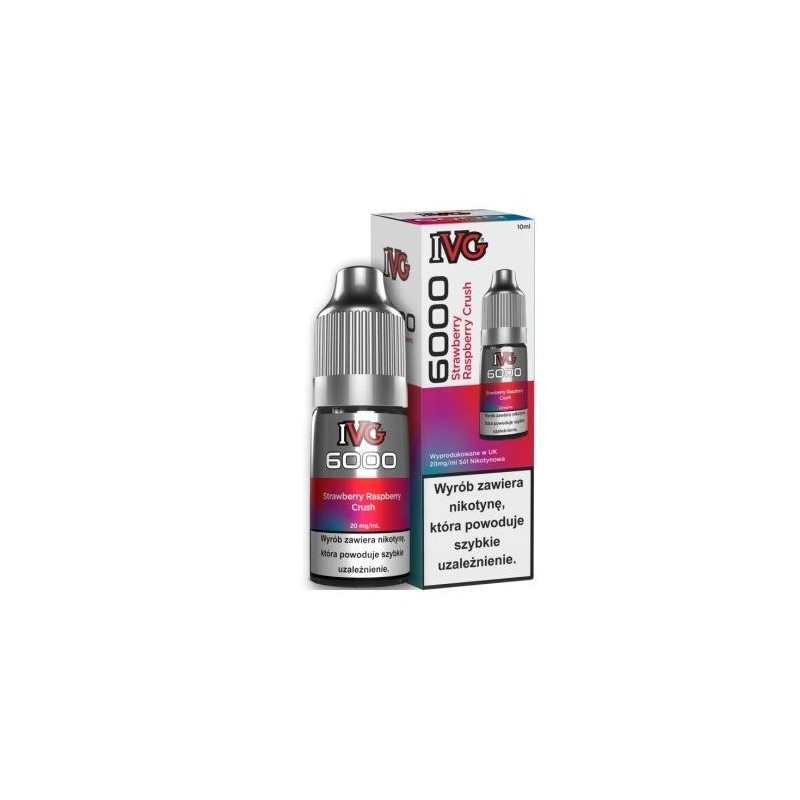 Liquid IVG 6000 Salt - Strawberry Raspberry Crush 20 mg 10 ml | Doctorvape