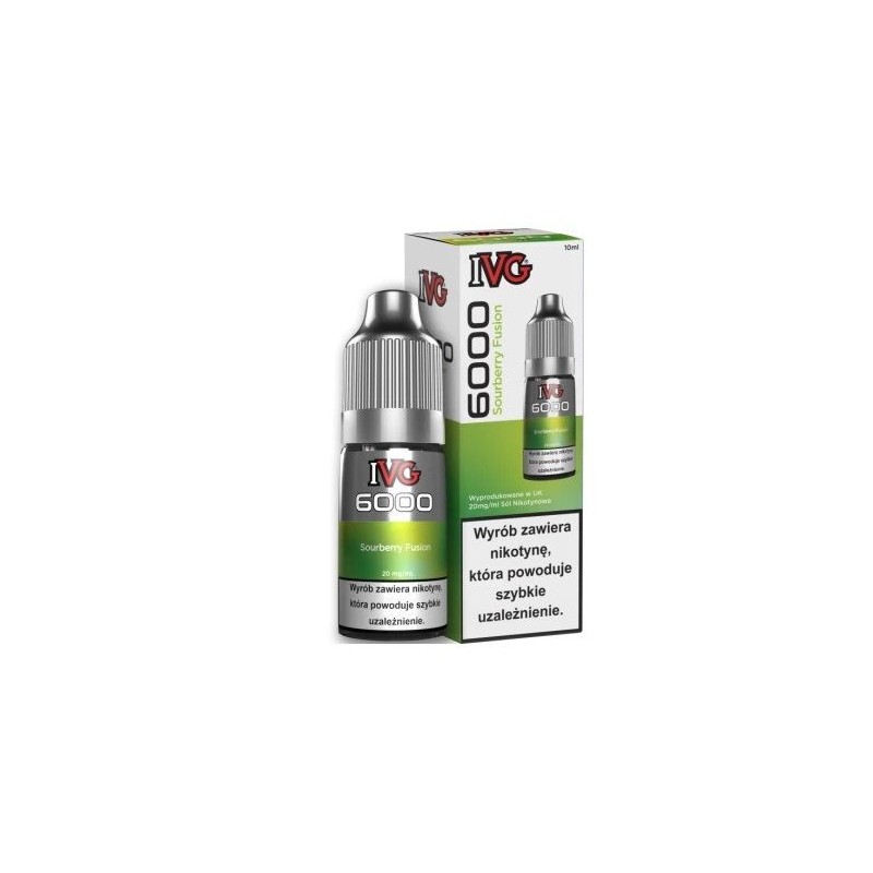 Liquid IVG 6000 Salt - Fuzja Jagodowa 20 mg 10 ml | Doctorvape