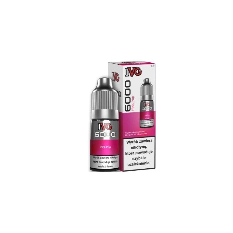 Liquid IVG 6000 Salt - Pink Pop 20 mg 10 ml | Doctorvape