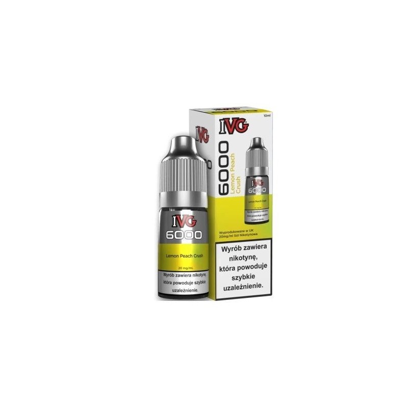Liquid IVG 6000 Salt - Lemon Peach Crush 20 mg 10 ml | Doctorvape