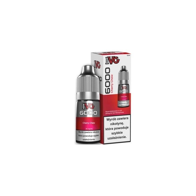 Liquid IVG 6000 Salt - Cherry Chew 20 mg 10 ml | Doctorvape