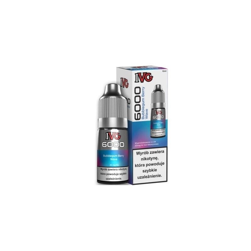 Liquid IVG 6000 Salt - Bubblegum Berry Wave 20 mg 10 ml | Doctorvape